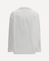 Camicia con collo alto - BIANCO | Base Blu