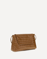 Intrecciato Shoulder Bag - BROWN | Base Blu