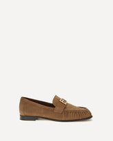 Suede Loafers - BROWN | Base Blu