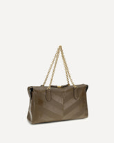 Panthea Medium Shoulder Bag - BROWN | Base Blu