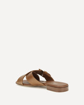 Leather Sandals - BROWN | Base Blu