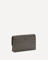 Pochette con catena Andiamo - MARRONE | Base Blu