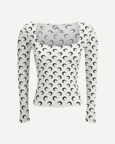 Recycled Moon Top - WHITE | Base Blu