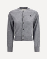 Cardigan Ami De Coeur con girocollo - GRIGIO | Base Blu