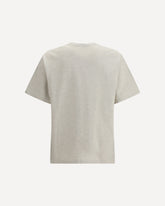 Wild Tiger motif embroidered on the chest oversized T-shirt - GREY | Base Blu