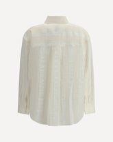 Striped Shirt - WHITE | Base Blu