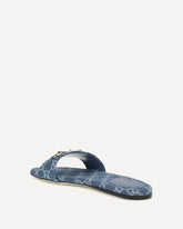 GG denim slider Sandals - LIGHT BLUE | Base Blu