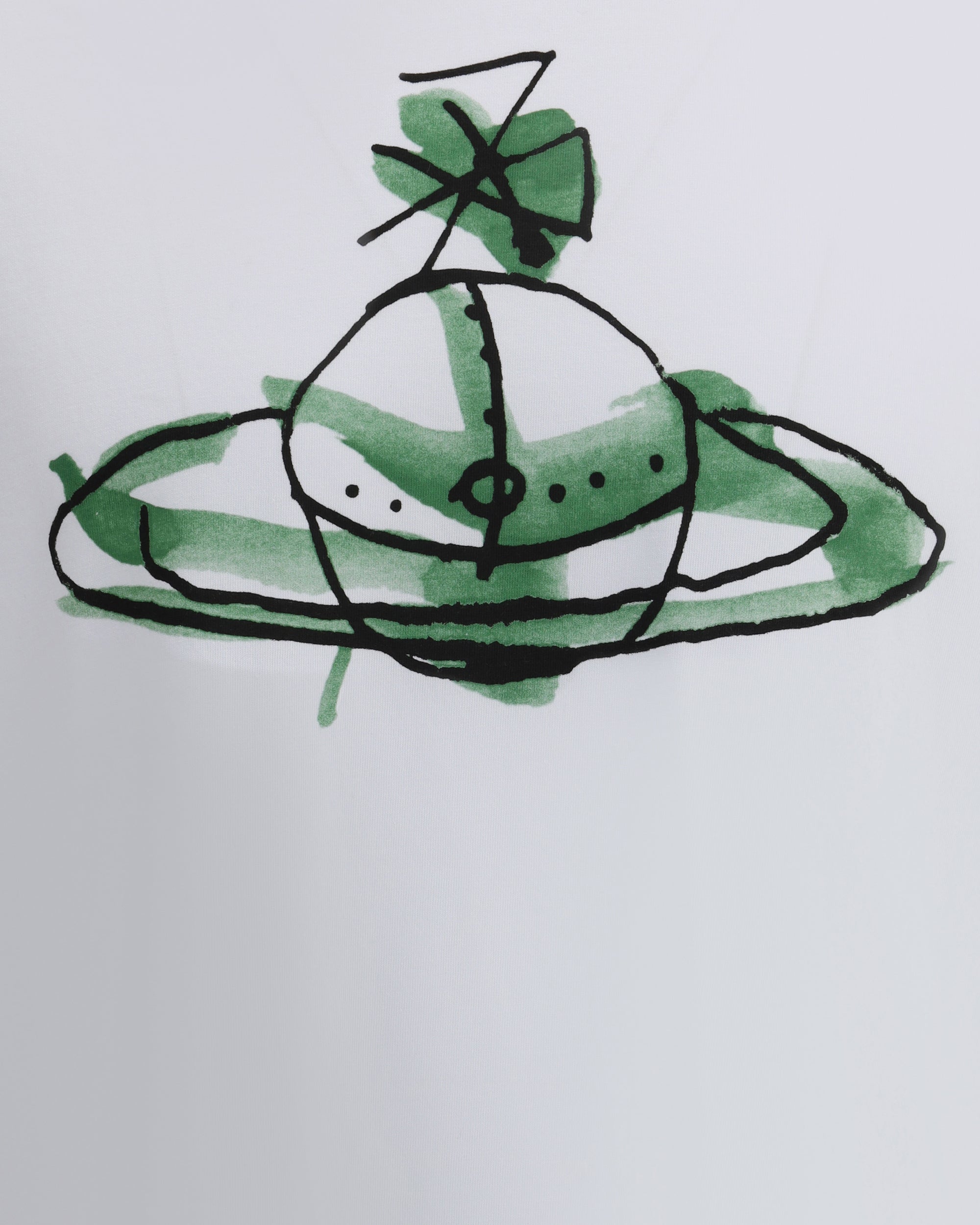VIVIENNE WESTWOOD Drawn Orb T-shirt WHITE | Base Blu