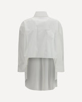 Camicia Backless in cotone - BIANCO | Base Blu