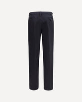 Garment dyed cotton Pants - BLUE | Base Blu