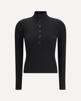 Sheena Henley Longsleeve - BLACK | Base Blu