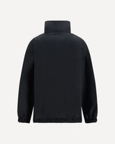 Reversible padded Bomber in radzmir and water repellent canvas - BLACK | Base Blu