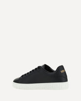 Leather Sneakers - BLACK | Base Blu
