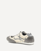 Sneakers Ballet Runner 2.0 in shearling - GRIGIO | Base Blu