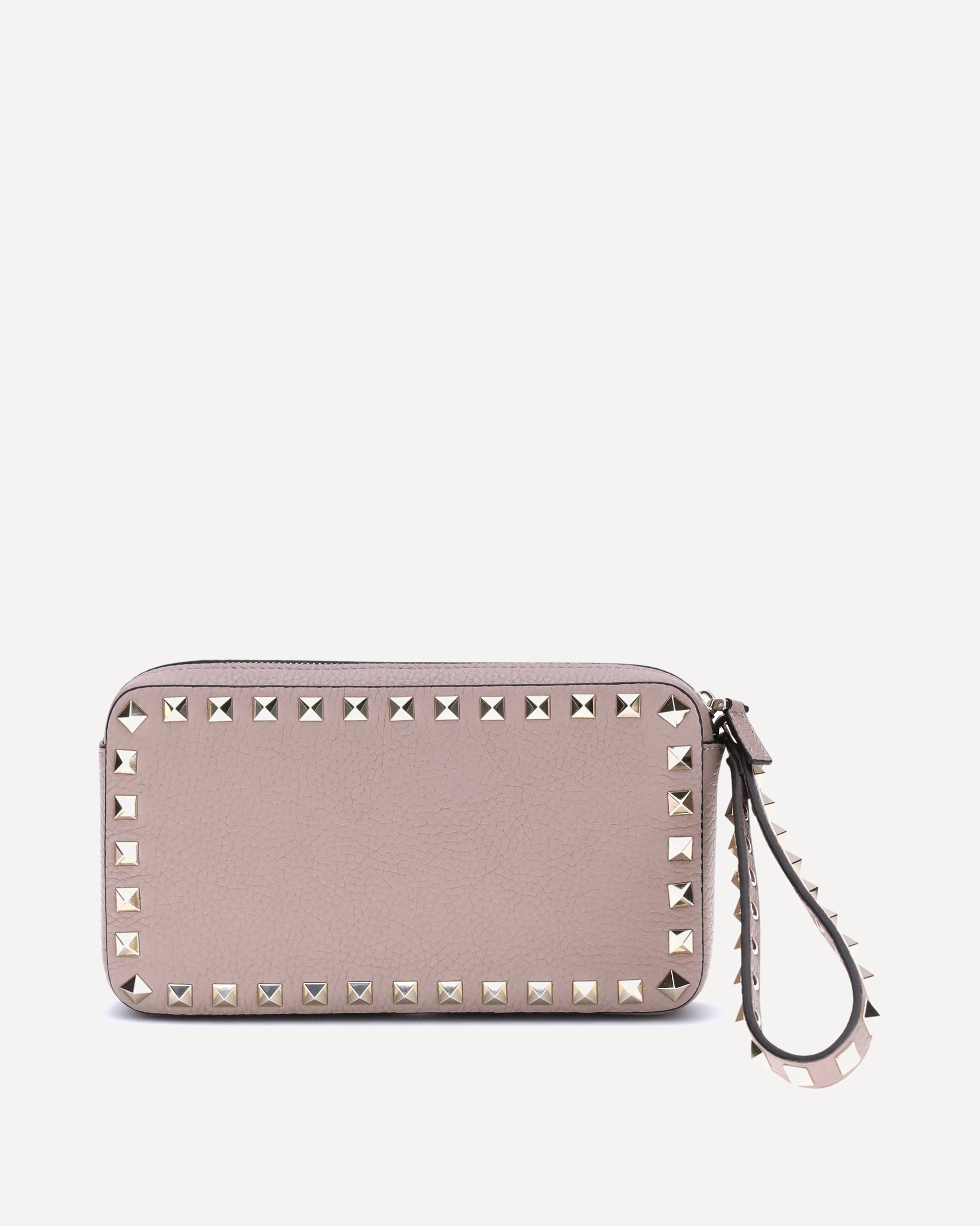 VALENTINO GARAVANI Rockstud Pouch PINK | Base Blu