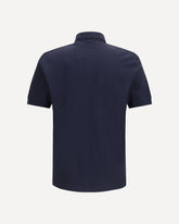 Polo in cotone e seta - BLU | Base Blu