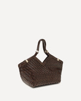 Usha Handbag - BROWN | Base Blu