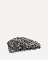Wool-blend flecked Flat Cap - MULTICOLOUR | Base Blu