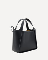 Faux leather Shoulder Bag - BLACK | Base Blu