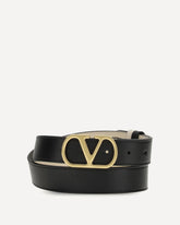 VLogo Signature reversible Belt - BLACK | Base Blu