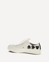Sneakers Comme des Garcons Play x Converse - BIANCO | Base Blu