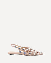 Grid Ballerinas - BEIGE | Base Blu