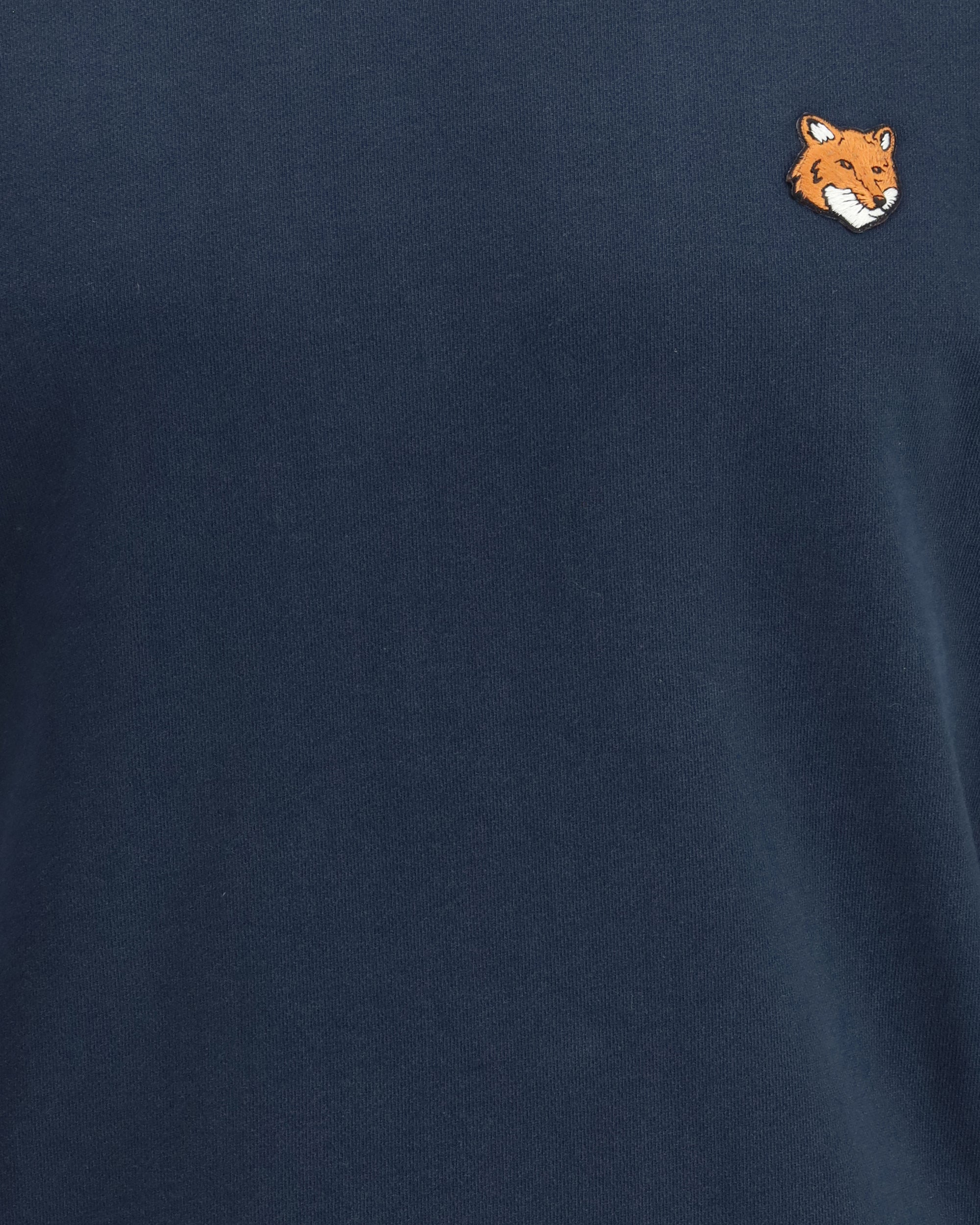 MAISON KITSUNÉ Fox Head Regular Sweatshirt BLUE | Base Blu