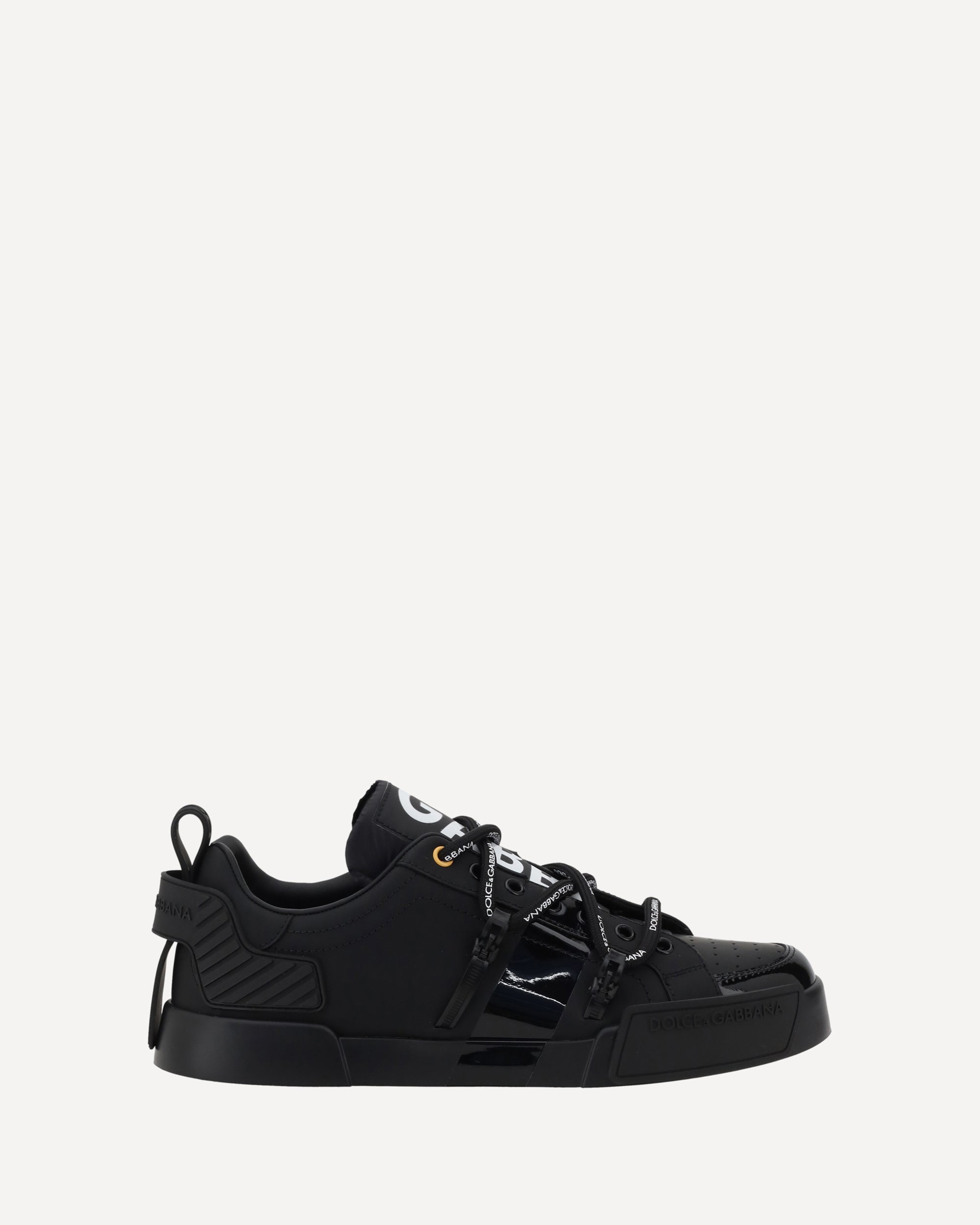 DOLCE & GABBANA Portofino Sneakers BLACK | Base Blu