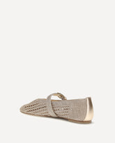 Leora Ballerinas - GOLD | Base Blu
