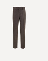 Tailored viscose Pants - BROWN | Base Blu