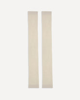 Guanti in seta e cashmere - CREMA  | Base Blu