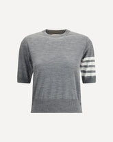 T-Shirt in maglia - GRIGIO | Base Blu