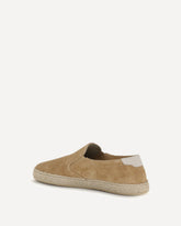 Sneakers in pelle scamosciata - BEIGE | Base Blu