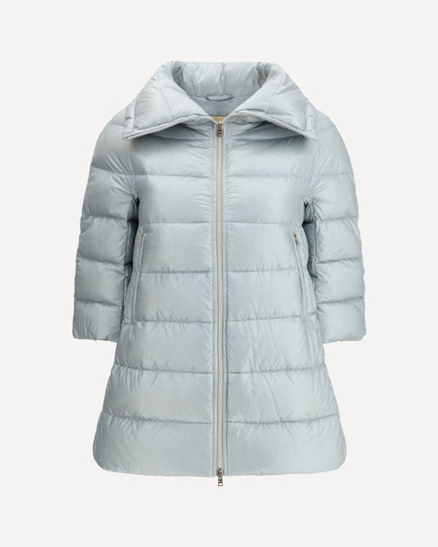 HERNO Midi Down Jacket LIGHT BLUE | Base Blu