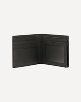 Gancini pattern leather Wallet -  Base Blu