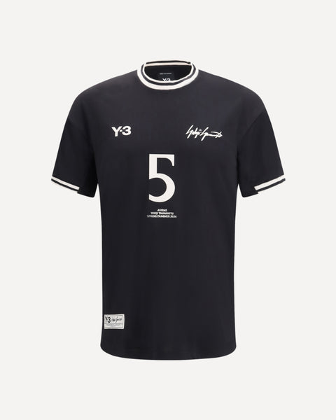 Y-3 Y-3 X Elite 5 Football T-shirt BLACK | Base Blu