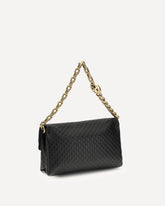 Medium chain shoulder Bag - BLACK | Base Blu