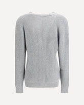 Long cashmere Cardigan - GREY | Base Blu