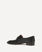 Letti leather Loafers - BLACK | Base Blu