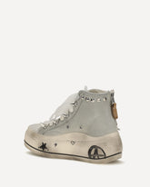 High Top Sneakers - WHITE | Base Blu