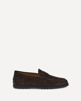Suede Loafers - BROWN | Base Blu