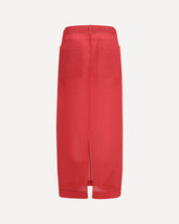 Lucian midi Skirt - RED | Base Blu
