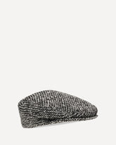 Wool-blend flecked Flat Cap - MULTICOLOUR | Base Blu