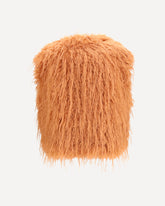 Eco Mongolia faux fur Vest - ORANGE | Base Blu