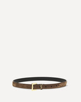 Cassandre slim Belt - BROWN | Base Blu