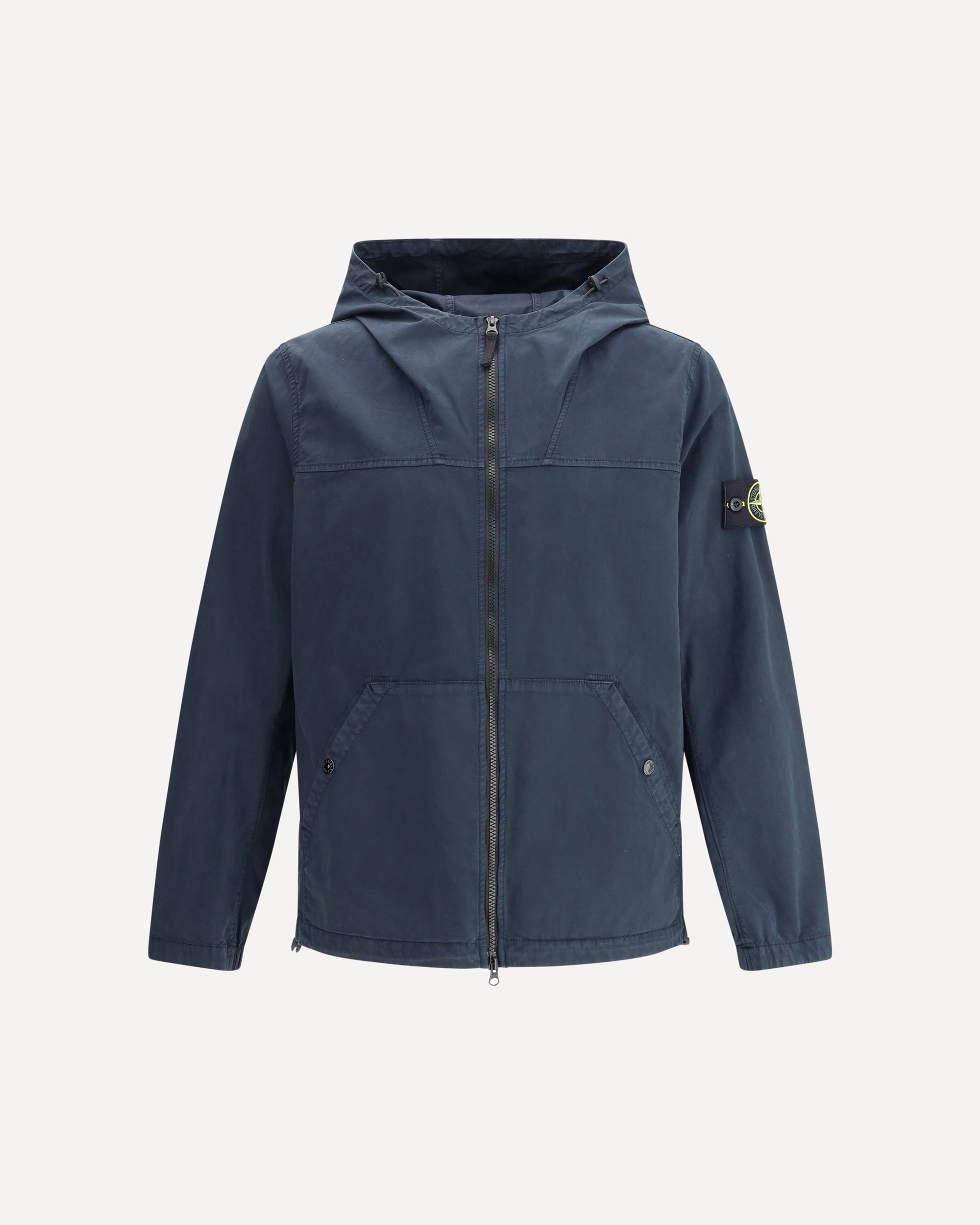 STONE　17SS 　コットン　ナイロンブルゾン　(青) STONE ISLAND Cotton Jacket BLACK | Base Blu