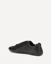 Lace-up Sneakers - BLACK | Base Blu