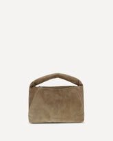 Borsa a Spalla in pelle scamosciata - BEIGE | Base Blu