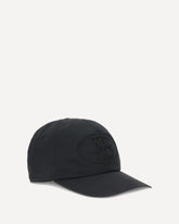 Knight Stamp gabardine baseball Cap - BLACK | Base Blu