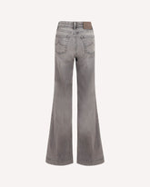 Jackie wide-leg Jeans - GREY | Base Blu